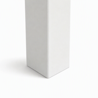 Table de jardin extensible en bois avec plateau en lattes, cadre en aluminium blanc mat, mobilier de jardin pour la cour