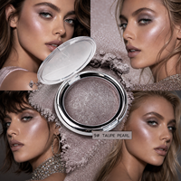 Palette de fard à joues crème personnalisable avec logo, waterproof, végane, sans produits chimiques, écran solaire, teinte rose clair pour les joues, maquillage visage sous marque privée