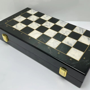 Bộ cờ vua quốc tế sang trọng chất lượng cực cao với thiết kế tùy chỉnh Chất liệu PVC cho người lớn và trò chơi trẻ em - Product Image 1