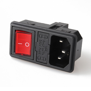 Presa di corrente <span class=keywords><strong>industriale</strong></span> <span class=keywords><strong>pannello</strong></span> di controllo <span class=keywords><strong>elettrico</strong></span> 4P interruttore 10A fusibile tipo di saldatura TUV CE KC omologato Nylon rame - Product Image 5