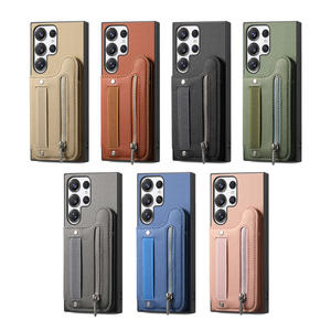 Venta al por mayor caliente 2025 nueva pulsera cartera funda de teléfono para <span class=keywords><strong>Samsung</strong></span> S25 S24 Ultra, funda de teléfono con soporte de tarjeta para <span class=keywords><strong>Samsung</strong></span> A55 A35 - Product Image 1