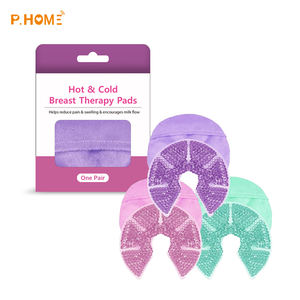 Compresas de Terapia Reutilizables para Senos Fríos/Calientes, Paquete de 2 Fundas Ultra Suaves para Alivio del Dolor de Pezones en Maternidad, Ayuda para la Extracción de Leche - Product Image 1