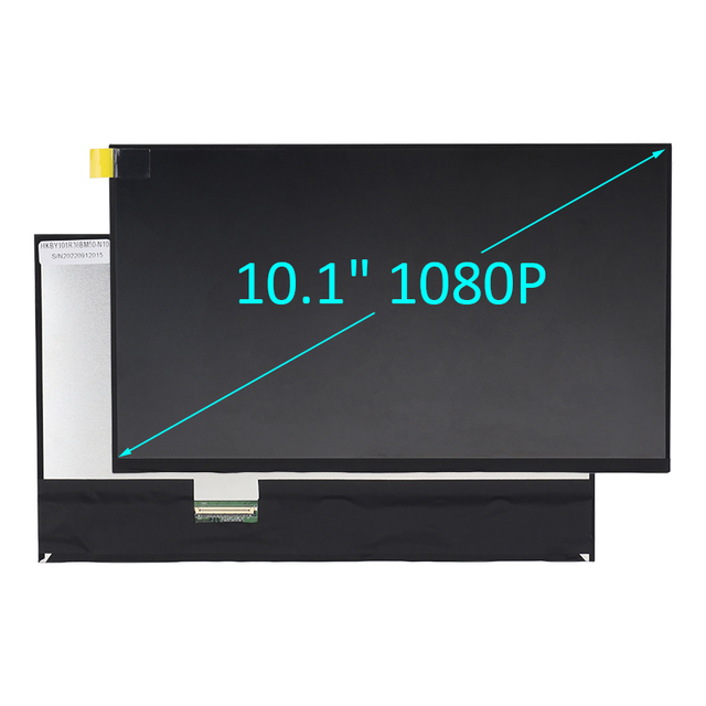 New 10.1" IPS Full HD (1920x1080) LCD Display Module LVDS Interface 40-Pin ZIF Connector Normally Black 500cd/m Brightness