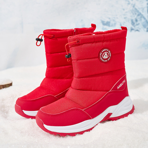 Stivali da <span class=keywords><strong>Neve</strong></span> Impermeabili da <span class=keywords><strong>Uomo</strong></span>, <span class=keywords><strong>Scarpe</strong></span> Invernali Antiscivolo con Fodera in Peluche ad Alta Densità, Cerniera Laterale, Stivali Termici <span class=keywords><strong>per</strong></span> Esterni - Product Image 4