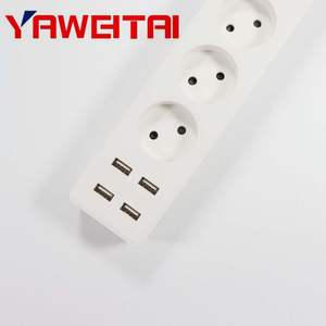 Enchufe <span class=keywords><strong>de</strong></span> estilo alemán con interruptor Puerta <span class=keywords><strong>de</strong></span> seguridad <span class=keywords><strong>sin</strong></span> correa <span class=keywords><strong>de</strong></span> conexión a tierra Placa <span class=keywords><strong>de</strong></span> inserción estándar europea - Product Image 4