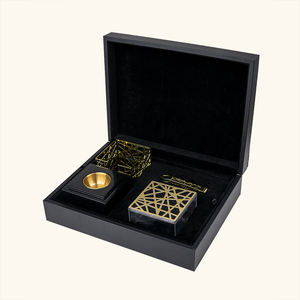 SABER sertifikası ile partiler için ev dekor için Censer deri ahşap brülör ile lüks ev mobilyası Set ahşap kutu - Product Image 1