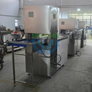 Endüstriyel Ağır Hizmet Tipi Yüksek Hızlı Zincirli Konveyörlü Kemik Kesme Makinesi |   Sığır Kaburgası ve Domuz Eti için Çok Bıçaklı Et Kesici - Product Image 3