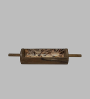 Vase en bois Art Déco « Mains Souvenues » pour la décoration intérieure – Design de table de haute qualité et respectueux de l'environnement