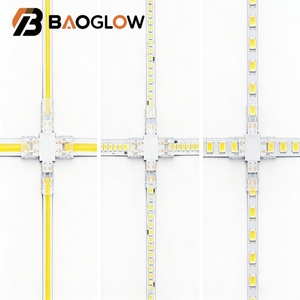 ตัวเชื่อมต่อแบบโค้งสำหรับแถบไฟ LED SMD แบบเปลือย PCB ขนาด 8 มม. 10 มม. สำหรับแถบไฟ LED 2835 - Product Image 1