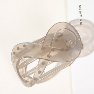 Simple givré Figure-8 <span class=keywords><strong>pince</strong></span> à cheveux 9cm acrylique bec de <span class=keywords><strong>canard</strong></span> <span class=keywords><strong>pince</strong></span> à griffe femmes Alligator Volume forte tenue banane Barrettes cheveux - Product Image 6