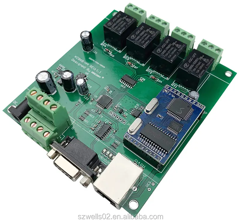 Smart home pcb remote control channel printed circuit boards assembly One-stop in Shenzhen pcb & pcba oem assembly manufacturer