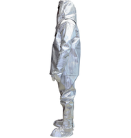 Combinaison aluminisée résistante à la chaleur de 1000 degrés Combinaison ignifuge Vêtement de protection contre les radiations thermiques Haute température Protection contre la chaleur