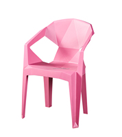 Chaise en plastique d'extérieur à bas prix pour sortie d'usine chaise en plastique colorée avec un design simple à utiliser dans la salle à manger