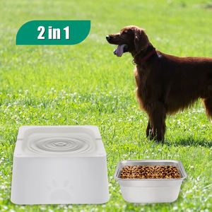 Nouveau blanc grande capacité 4L métal chien eau potable et mangeoire pour animaux de la ferme - Product Image 2