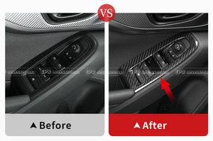Kits Interiores de Lujo EPR de Alta Calidad D-VBH-WINDTRIM para SUBARU 2022+ WRX VAB VAF, Molduras para Interruptores de Ventanas Delanteras y Traseras, LHD, Carbono Seco - Product Image 6