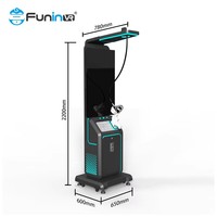 Funinvr VR SNAPER Machine de jeu de tir en réalité virtuelle 9D avec lunettes de simulation, jeu de tir à la carabine, monnayeur, en acier inoxydable