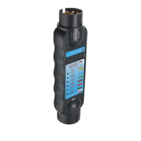Testeur de prise 7 broches pour inspection complète des circuits, adaptateur de remorque, outil de diagnostic des feux de remorque