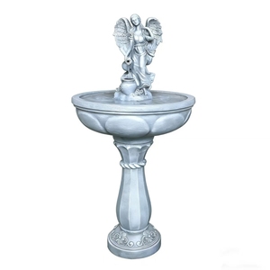 نافورة مياه خارجية جديدة على شكل ملاك مصنوعة يدويًا من الألياف الزجاجية والراتنج، تعمل بالطاقة الشمسية، مقاومة للعوامل الجوية، مع إضاءة LED - Product Image 4