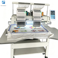 Nouvelle machine à broder informatisée à 2 têtes - 12 aiguilles, 1200 tr/min, fonctionnement automatique