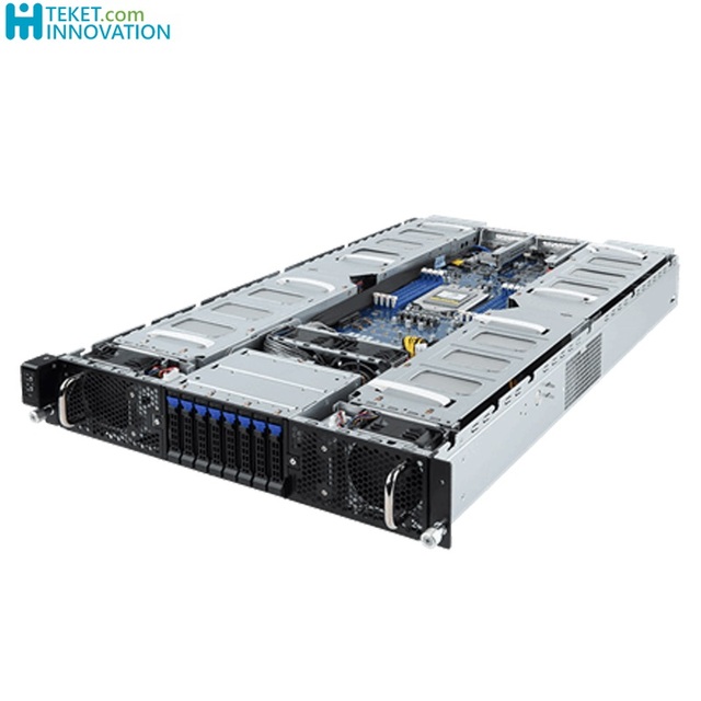 A820 2U rack AMD EPYC 7401 Nvidia Tesla  GPU 64GB DDR4 2666 1TB M. 2 Nvme 2TB SATA 2x 2200W redundant PSUs 80 PLUS Platinum