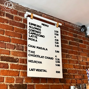 Panneau de menu magnétique personnalisé, cadre mural réutilisable pour les listes de prix et les promotions des restaurants - Product Image 1