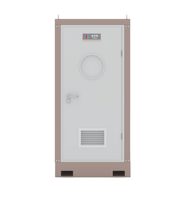 Module de douche et toilettes modulaire à panneaux sandwich pour séparation sec-humide, idéal pour le camping et les événements