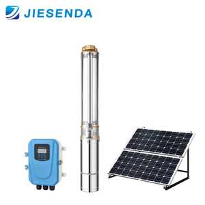 100% a filo di rame grande flusso ad alta testa solare sommergibile pompa dell'acqua di pozzo profondo comune alle famiglie agricole - Product Image 1