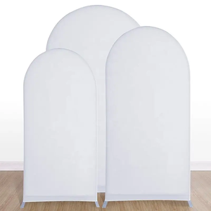 Customized Wedding <strong>Arch</strong> Wedding Decoration Covers <strong>Stretch</strong> Cloth Backdrop Solid Color Cover for <strong>Arch</strong> - Product Image 5