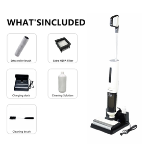 Aspiradora Vertical Húmeda y Seca de 17kPa y 4000mAh, OEM de Fábrica, para Hogar, Autolimpiante, para Alfombras y Pisos - Product Image 2
