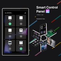 SIXWGH Panel de Control Inteligente Android de 5 Pulgadas con Pantalla Táctil Integrada Alexa, Cámara de 7MP Resistente al Agua, Zigbee Gateway Edge