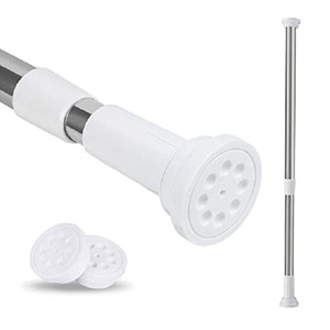 Tringle à rideau <span class=keywords><strong>extensible</strong></span> Minglang en acier inoxydable, aluminium et fer, avec <span class=keywords><strong>ressort</strong></span>, accessoires pour tringles à rideau - Product Image 5