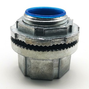Connecteur de <span class=keywords><strong>conduit</strong></span> IMC <span class=keywords><strong>flexible</strong></span> <span class=keywords><strong>isolé</strong></span> en zinc moulé sous pression de 1/2 pouce, étanche à la pluie, avec filetage NPT, certifié ROSH ISO - Product Image 3