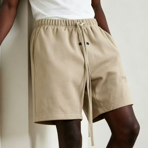 Shorts décontractés en coton pour hommes, idéaux pour la course et le sport, avec poches et logo personnalisable – Grande Vente - Product Image 1