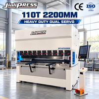 Presse plieuse électrique compacte à double servo 110T2200mm avec une taille minimale de 3T200mm pour plier des tôles en acier au carbone de 6,1 mm