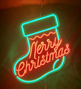 Decoración de pared de acrílico transparente con LED de neón USB personalizable, ideal para Navidad, empresas, hospitales y fiestas de cumpleaños. - Product Image 3