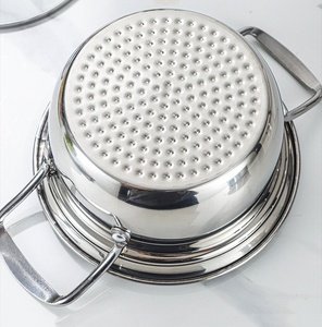 Commercial Stainless Steel Soup Stock <strong>Pot</strong> Non Stick <strong>Small</strong> Single Hot <strong>Pot</strong> with <strong>Lid</strong> for Restaurant - Product Image 4