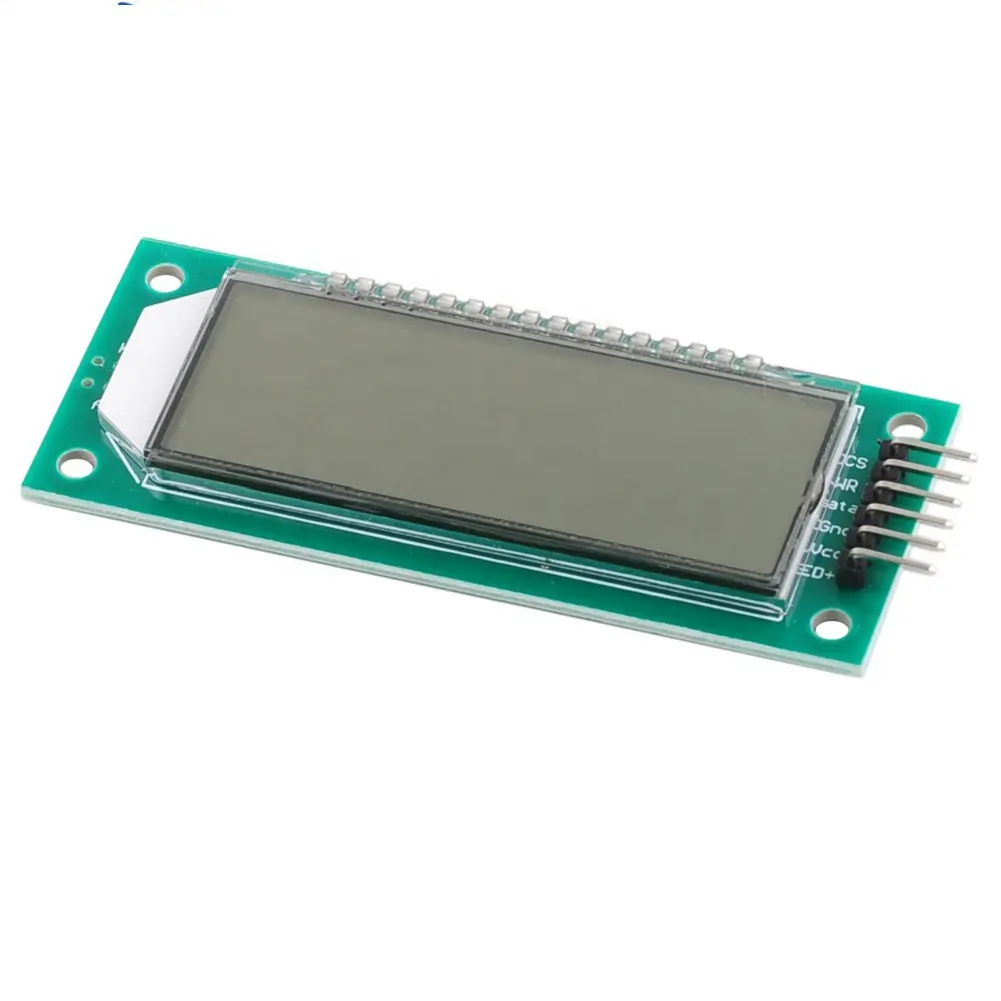 DIYmalls 2.4" inch LCD Display Screen Module 6-Digit 7-Segment with Backlight HT1621 3-wire SPI DC 4.7-5.2V for Arduino