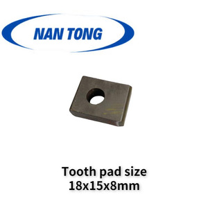 Plaquette de préhension Nantou 18x15x8mm pour pièces de machine d'impression, plaquette à dents en plastique - Product Image 2