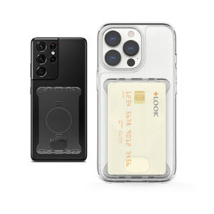 [pluslook] Ranura para Tarjetas, Adhesiva, Suave al Tacto, con Bandeja de Almacenamiento Oculta y Agarre Estable - Product Image 1