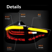 Feux arrière HETOP X3 G01 2018-2021, mise à niveau des feux stop arrière, feux arrière LED, branchement direct, DRL, accessoires à double écailles de dragon pour BMW