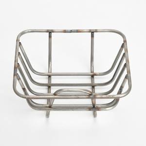 Panier de vélo grand format en fer à fixer sur le guidon, support de rangement durable, couleur personnalisable GX101 - Product Image 1