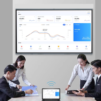 Pizarra Electrónica Portátil Inteligente con Sistema Android de 86 Pulgadas, Precio Económico, Pantalla Táctil Digital para Aula