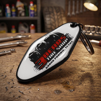 Porte-clés design en alliage de zinc, résine époxy, imprimé en 3D, plaqué noir, logo personnalisé, porte-clés en métal pour entreprise