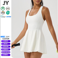 Nouvelle Arrivée JY 2026 – Robe de Sport Sans Manches Respirante et Séchage Rapide Grande Taille Européenne pour le Tennis et le Golf en Extérieur - 2XL