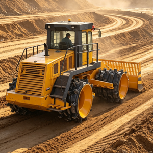 Compacteur de déchets de 26 tonnes de marque supérieure, 192 kW, pour la gestion des déchets, rouleau compacteur robuste - Product Image 3
