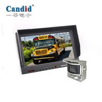 Monitor mobil layar tampilan hd penuh, monitor mobil 9 inci 1080P untuk kendaraan pertanian Vans Trailer truk Bus RV