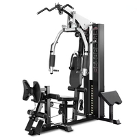Machine de musculation tout-en-un robuste pour la maison avec pile de poids de 65 kg, équipement de fitness pour l'entraînement complet du corps