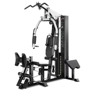 Máquina Multigimnasio Todo en Uno de Alta Resistencia con Pila de Pesas de 65 kg, Equipo de Entrenamiento de Fuerza <span class=keywords><strong>para</strong></span> Ejercicio de Cuerpo Completo - Product Image 1