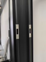 Fenêtres coulissantes en aluminium et verre pour villa moderne, isolation thermique, étanches, à rupture de pont thermique, double vitrage