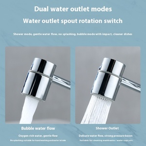 <span class=keywords><strong>Bras</strong></span> mécanique universel rotatif aérateur bec anti-éclaboussures cuisine et salle de bain robinet Extender pommeau de <span class=keywords><strong>douche</strong></span> accessoire - Product Image 3
